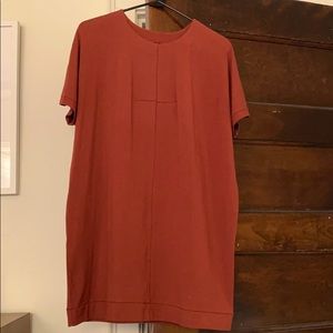 Red tunic